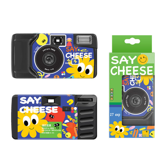 Disposable Camera Click Color 27 photos Full frame Color SAY CHEESE