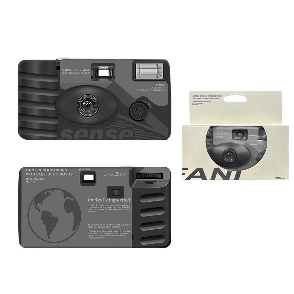 Disposable Camera Click Color 27 photos Full frame Color LFANI Classic Model