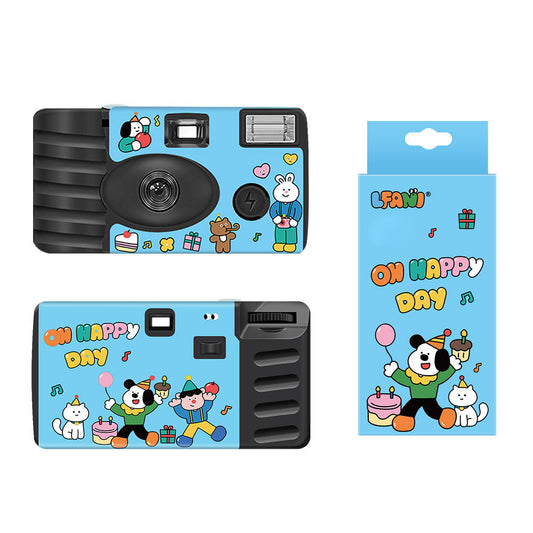 Disposable Camera Click Color 27 photos Full frame Color Happy Day co-branding