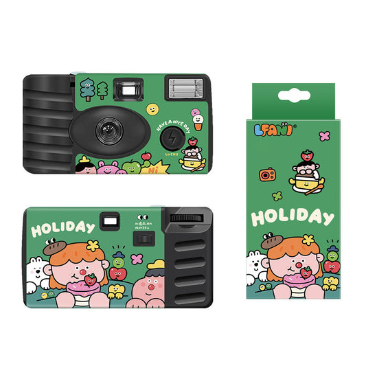Disposable Camera Click Color 27 photos Full frame Color Holiday illustration