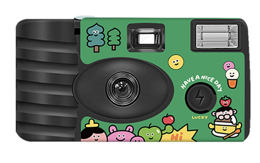 Disposable Camera Click Color 27 photos Full frame Color Holiday illustration