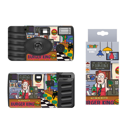 Disposable Camera Click Color 27 photos Full frame Color AMERICAN BURGER KING