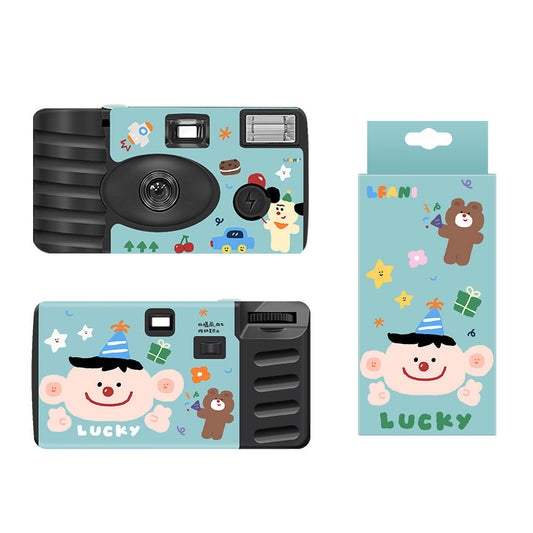 Disposable Camera Click Color 12 Photos Half Frame Color ISO400 《Lucky guy》