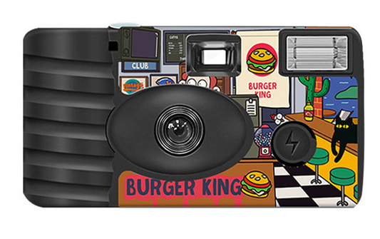 Disposable Camera Click Color 27 photos Full frame Color AMERICAN BURGER KING