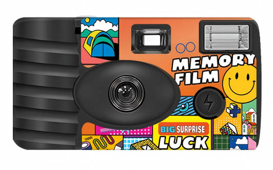 Disposable Camera Click Color 27 photos Full frame Color Monte Carlo Memory Film