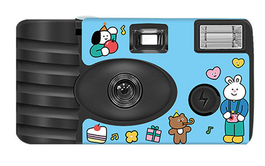 Disposable Camera Click Color 27 photos Full frame Color Happy Day co-branding