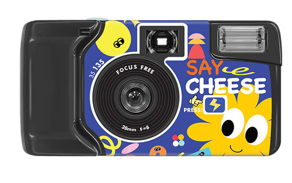 Disposable Camera Click Color 27 photos Full frame Color SAY CHEESE