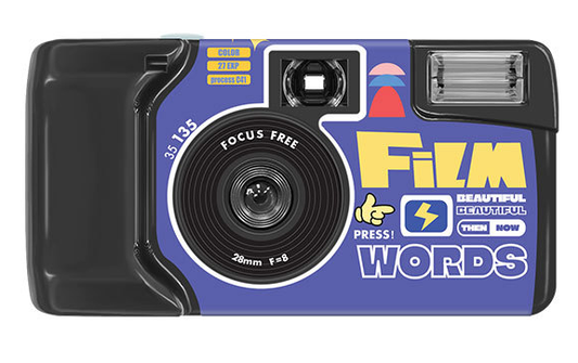 Disposable Camera Click Color 27 photos Full frame Color FILM WORDS Film Language
