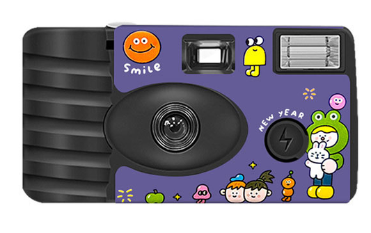 Disposable Camera Click Color 27 photos Full frame Color New year Style