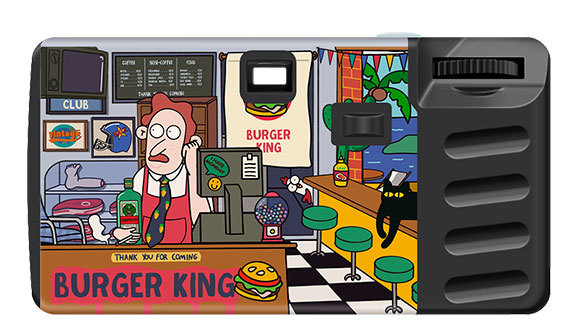 Disposable Camera Click Color 27 photos Full frame Color AMERICAN BURGER KING