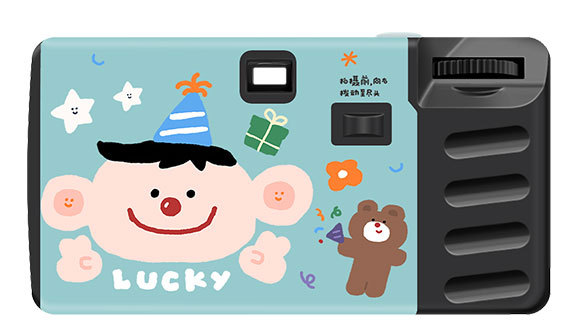 Disposable Camera Click Color 12 Photos Half Frame Color ISO400 《Lucky guy》