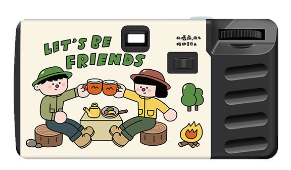 Disposable Camera Click Color 27 photos Full frame Color FRIEND Couple Model