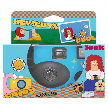 Disposable Camera Click Color 18 Photos Half Frame Color ISO400 《Cute Weekend》