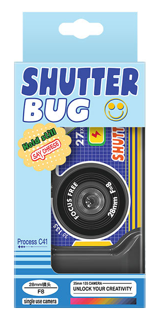 Disposable Camera Click Color 27 photos Full frame Color HELLO-SHUTTERBUG