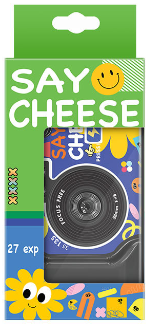 Disposable Camera Click Color 27 photos Full frame Color SAY CHEESE