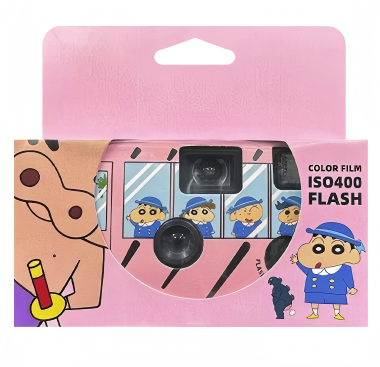 Disposable Camera Click Color 27 photos Full frame Color Crayon Shin-chan